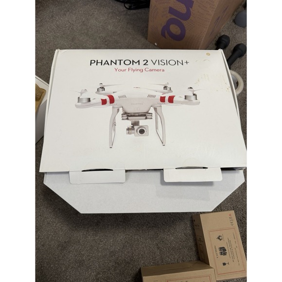 dji phantom 2 vision plus drone, ALL ORIGINAL PARTS + Extras  Brand New! - Picture 15 of 15
